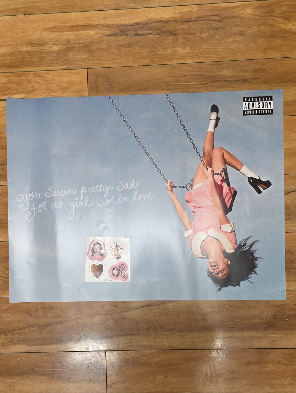 Olivia Rodrigo "You Seem Pretty Sad..." Listening Party Poster & Sticker Set